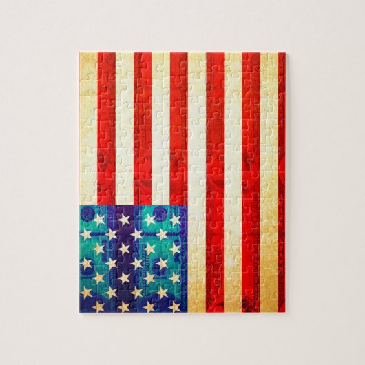 Amerikaanse vlag legpuzzel (Verticaal)