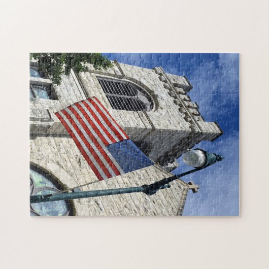 Amerikaanse vlag legpuzzel (Horizontaal)