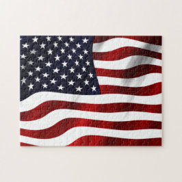 Amerikaanse vlag legpuzzel