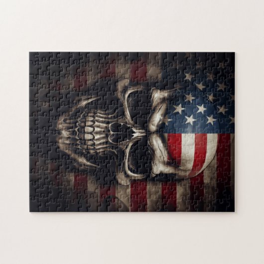 Amerikaanse vlag legpuzzel (Horizontaal)