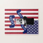 Amerikaanse vlag legpuzzel (Horizontaal)