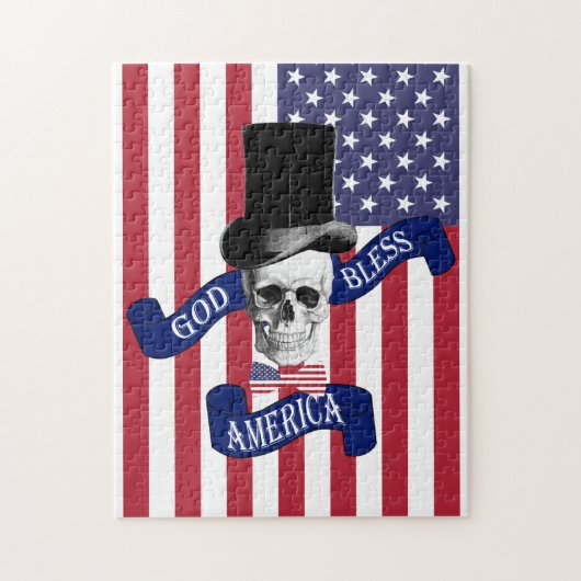 Amerikaanse vlag legpuzzel (Verticaal)