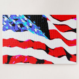 Amerikaanse vlag legpuzzel