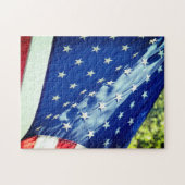 Amerikaanse vlag legpuzzel (Horizontaal)