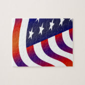 Amerikaanse vlag legpuzzel (Horizontaal)