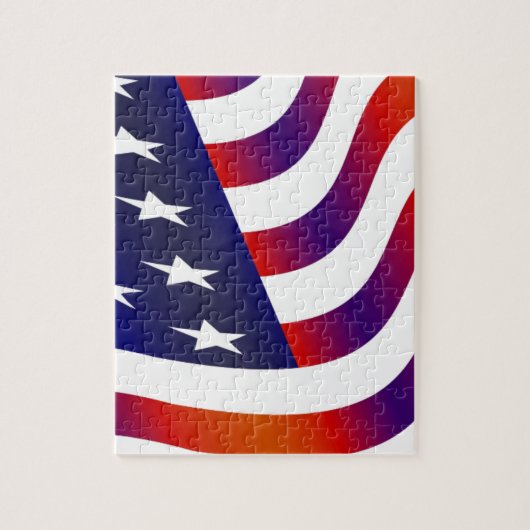 Amerikaanse vlag legpuzzel (Verticaal)