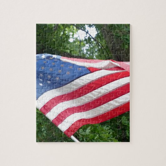 Amerikaanse vlag legpuzzel (Verticaal)