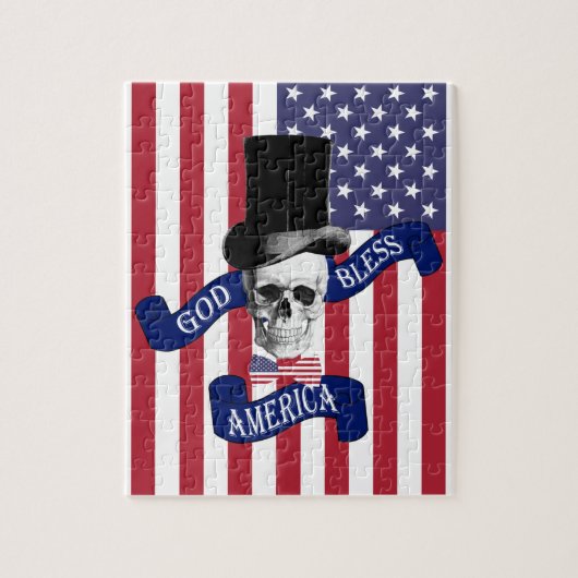 Amerikaanse vlag legpuzzel (Verticaal)