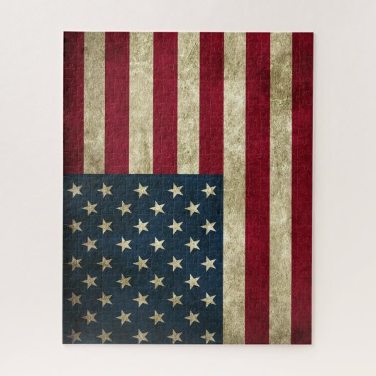 Amerikaanse vlag legpuzzel (Verticaal)