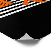 Amerikaanse vlag leukemie en multiple sclerose rib poster (Hoek)