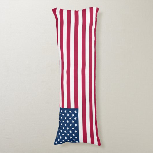 Amerikaanse vlag lichaamskussen (Voorkant Verticaal)