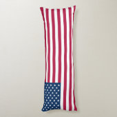 Amerikaanse vlag lichaamskussen (Achterkant (Verticaal))