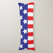 Amerikaanse vlag lichaamskussen (Voorkant Verticaal)