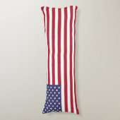 Amerikaanse vlag lichaamskussen (Voorkant Verticaal)