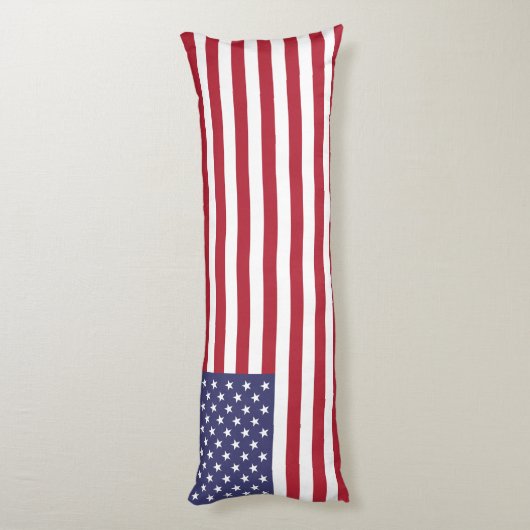 Amerikaanse vlag lichaamskussen (Achterkant (Verticaal))