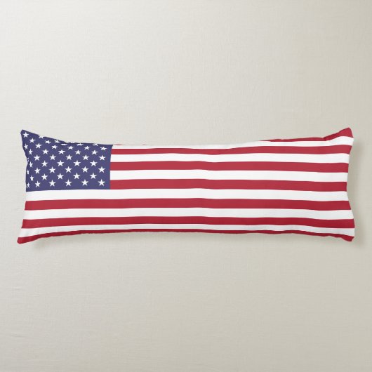 Amerikaanse vlag lichaamskussen (Voorkant)
