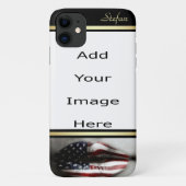 Amerikaanse vlag Lichtgrens Case-Mate iPhone Case (Achterkant)