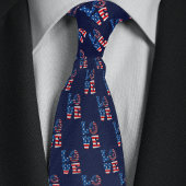 Amerikaanse vlag liefde icoon stropdas