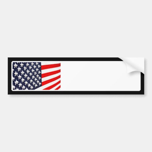 Amerikaanse vlag Light Display Bumpersticker (Voorkant)