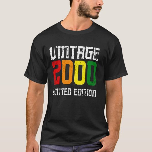 Amerikaanse Vlag Limited Edition - Vintage 2000 T-shirt (Voorkant)
