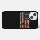 Amerikaanse vlag Lineman Patriotic Electricia Gift iPhone Hoesje (Achterkant horizontaal)