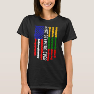 Amerikaanse vlag Litouwen vlag beste stiefvader oo T-shirt