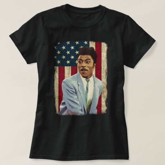Amerikaanse vlag Little Richard Legend T-shirt (Design voorkant)