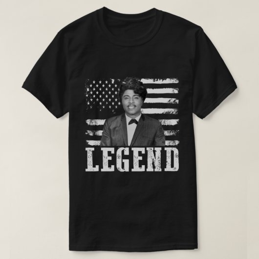 Amerikaanse vlag Little Richard Singer T-shirt (Design voorkant)