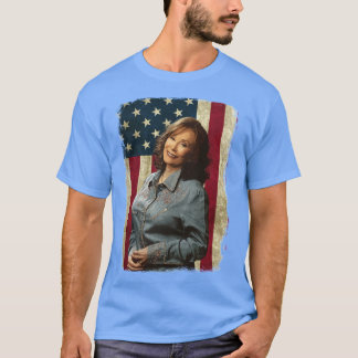 Amerikaanse vlag Loretta Lynn Legend T-shirt