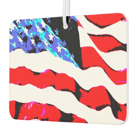 Amerikaanse vlag luchtverfrisser (Links)