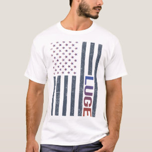 Amerikaanse vlag Luge Luger T-shirt
