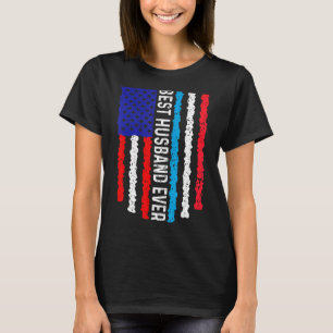 Amerikaanse vlag Luxemburgse vlag beste man ooit F T-shirt