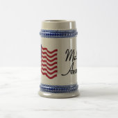 Amerikaanse vlag - Made in America! Bierpul (Center)