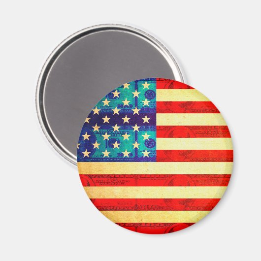 Amerikaanse vlag magneet (Voorkant / Achterkant)