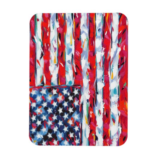 Amerikaanse vlag magneet (Verticaal)