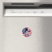 Amerikaanse vlag magneet (Insitu (Vaatwasser))