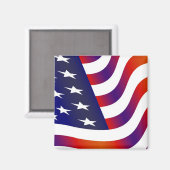 Amerikaanse vlag magneet (Voorkant / Achterkant)