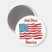 Amerikaanse vlag magneet (Voorkant / Achterkant)