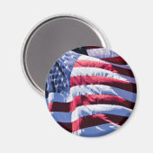 Amerikaanse vlag magneet (Voorkant / Achterkant)