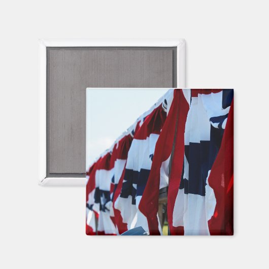 Amerikaanse vlag magneet (Voorkant / Achterkant)