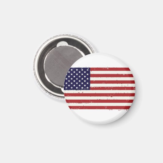 Amerikaanse vlag magneet (Voorkant / Achterkant)