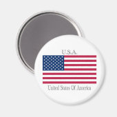 Amerikaanse vlag magneet (Voorkant / Achterkant)