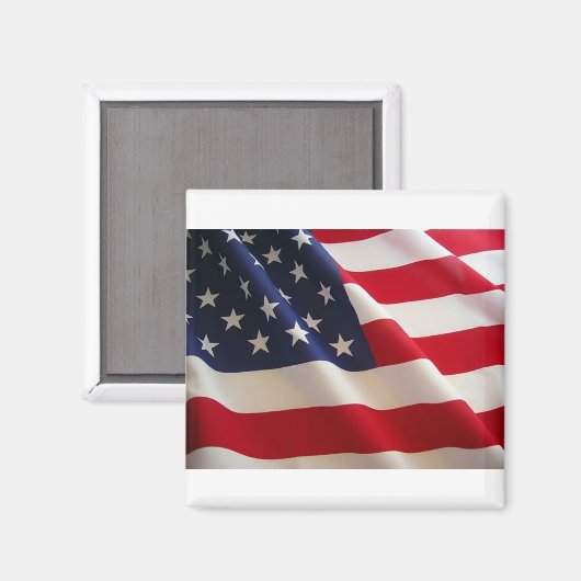 Amerikaanse vlag magneet (Voorkant / Achterkant)
