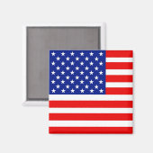 Amerikaanse vlag - magneet (Voorkant / Achterkant)