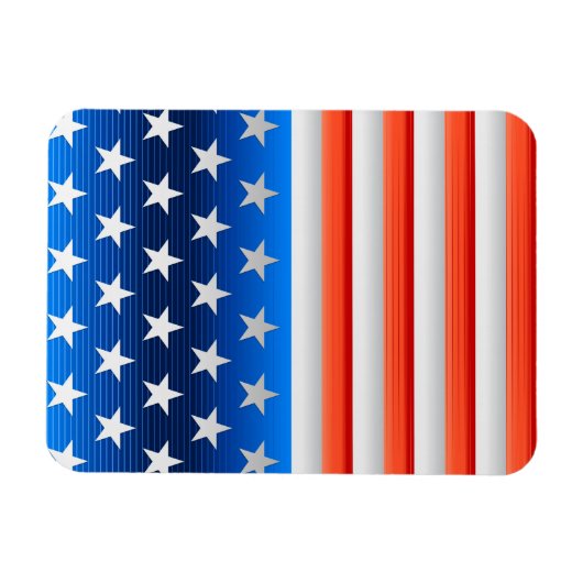 Amerikaanse vlag magneet (Horizontaal)