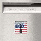 Amerikaanse vlag magneet (Insitu (Vaatwasser))