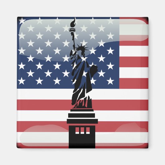 Amerikaanse vlag magneet (Voorkant)