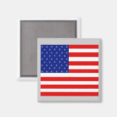 Amerikaanse vlag magneet (Voorkant / Achterkant)