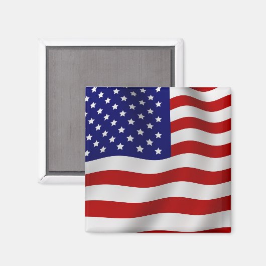 Amerikaanse vlag magneet (Voorkant / Achterkant)