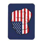 Amerikaanse vlag magneet (Verticaal)